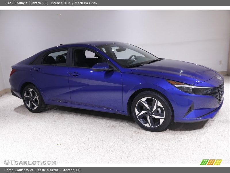 Intense Blue / Medium Gray 2023 Hyundai Elantra SEL