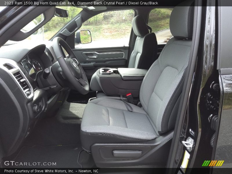 Front Seat of 2023 1500 Big Horn Quad Cab 4x4