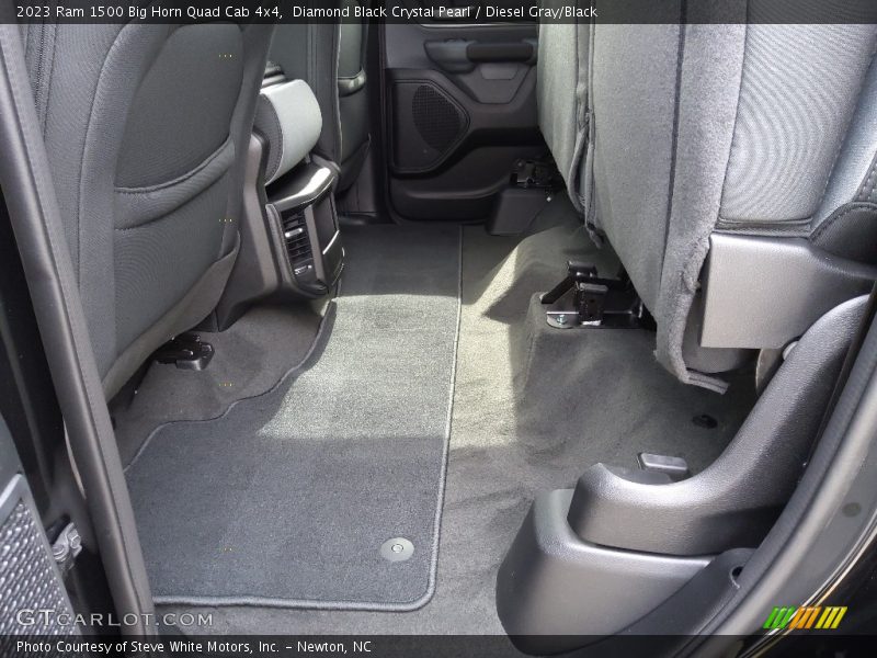 Rear Seat of 2023 1500 Big Horn Quad Cab 4x4