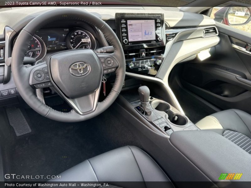  2023 Camry SE AWD Black Interior