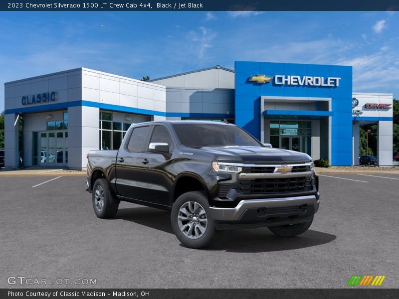 Black / Jet Black 2023 Chevrolet Silverado 1500 LT Crew Cab 4x4