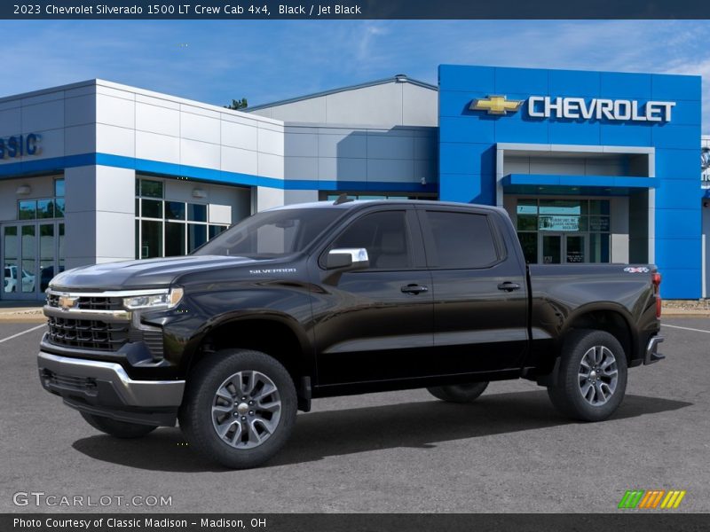 Black / Jet Black 2023 Chevrolet Silverado 1500 LT Crew Cab 4x4