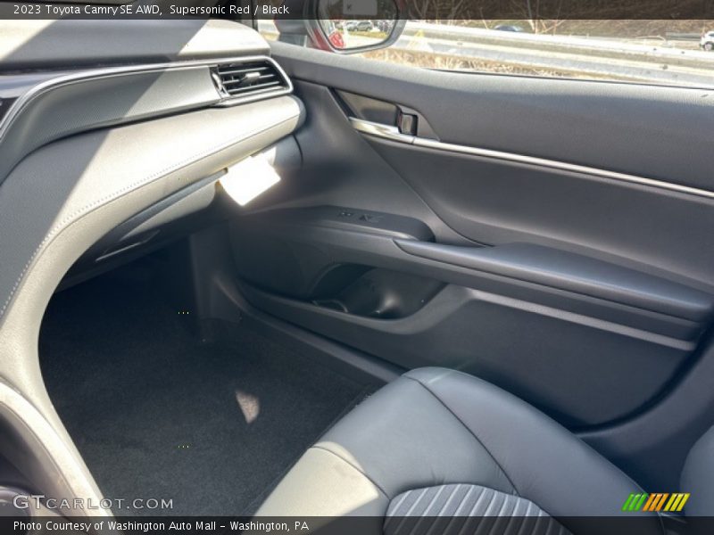 Supersonic Red / Black 2023 Toyota Camry SE AWD