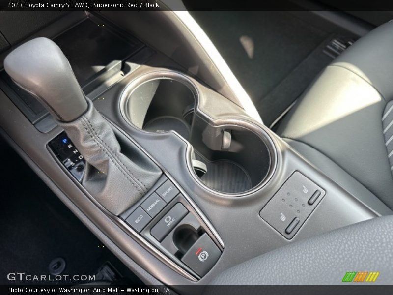 Supersonic Red / Black 2023 Toyota Camry SE AWD
