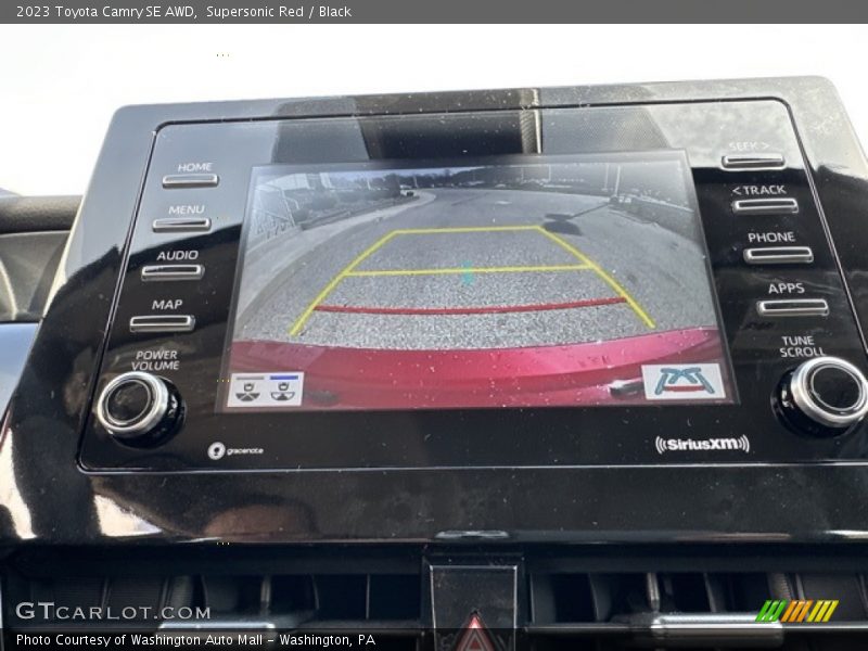 Supersonic Red / Black 2023 Toyota Camry SE AWD