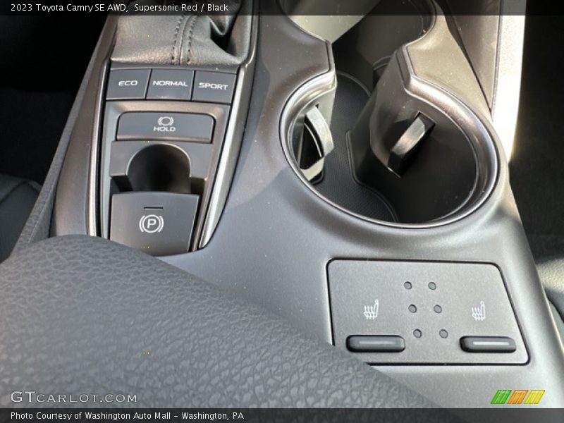 Supersonic Red / Black 2023 Toyota Camry SE AWD