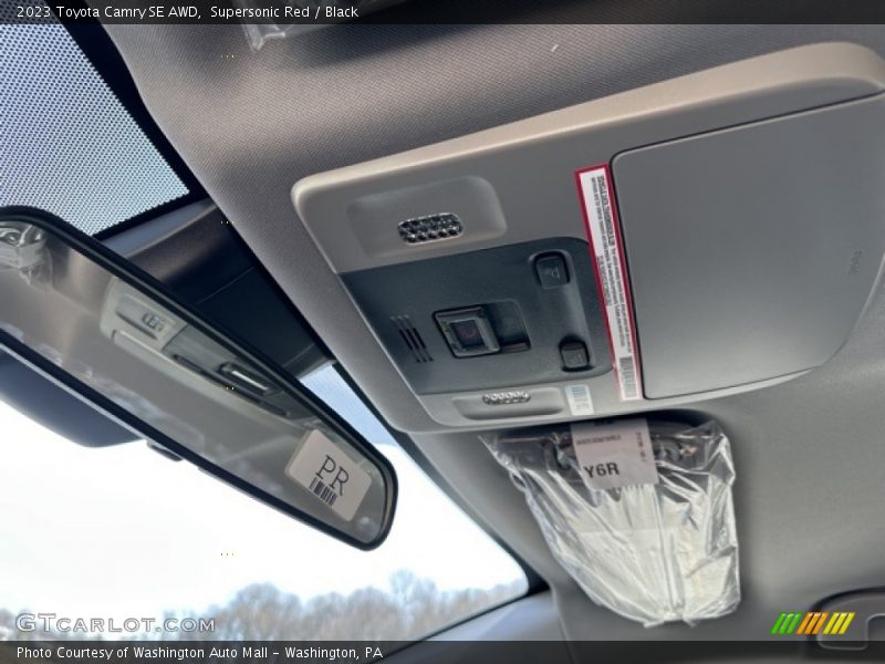 Supersonic Red / Black 2023 Toyota Camry SE AWD