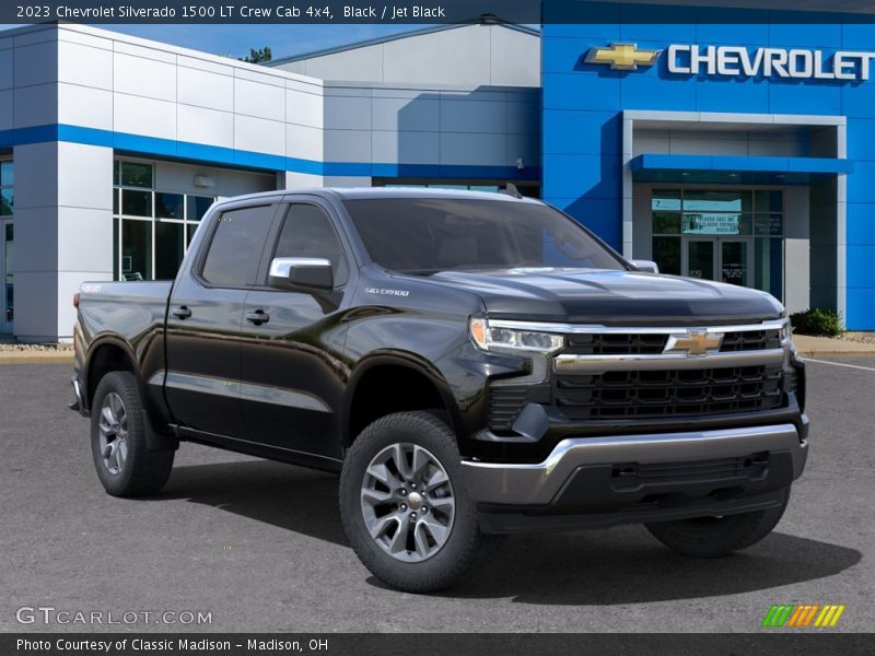 Black / Jet Black 2023 Chevrolet Silverado 1500 LT Crew Cab 4x4