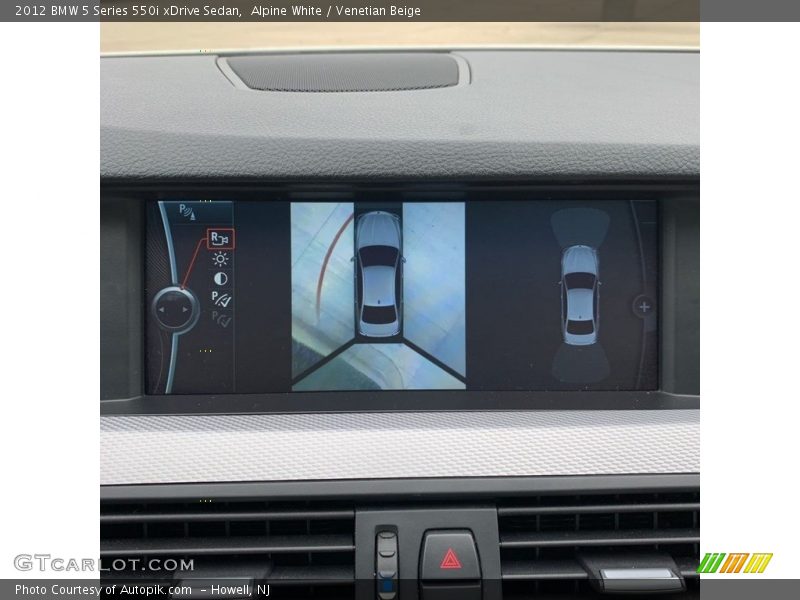 Alpine White / Venetian Beige 2012 BMW 5 Series 550i xDrive Sedan