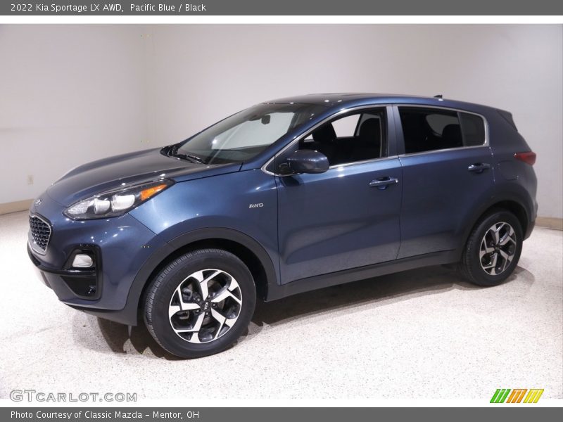Pacific Blue / Black 2022 Kia Sportage LX AWD