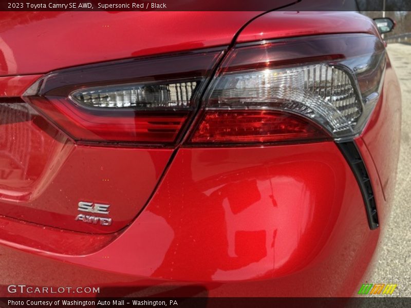 Supersonic Red / Black 2023 Toyota Camry SE AWD