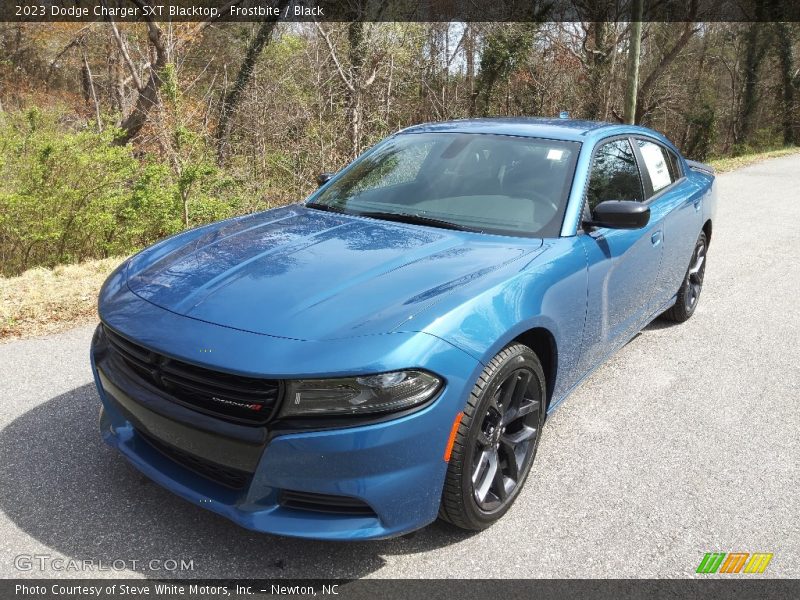 Frostbite / Black 2023 Dodge Charger SXT Blacktop