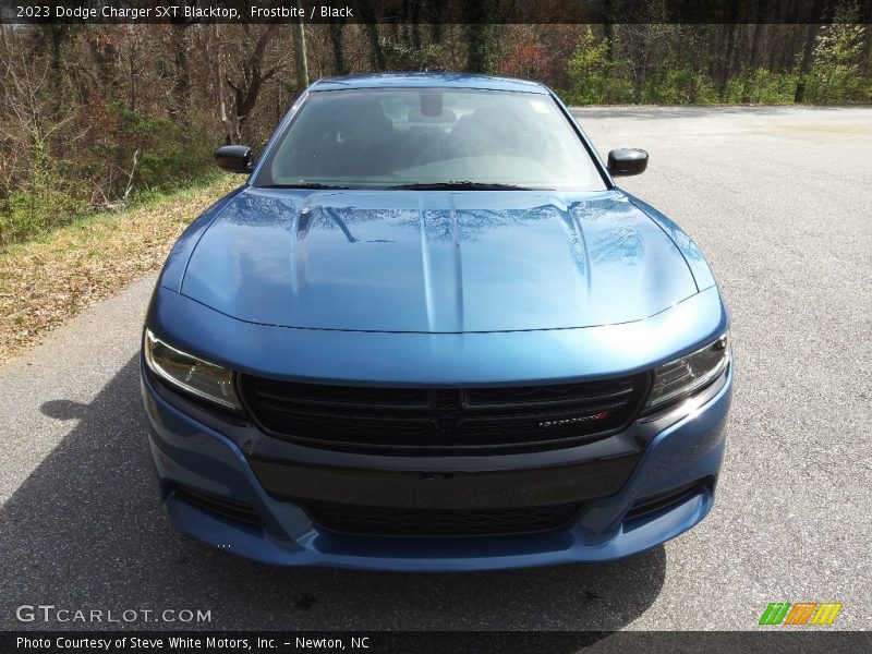 Frostbite / Black 2023 Dodge Charger SXT Blacktop