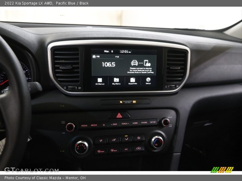 Pacific Blue / Black 2022 Kia Sportage LX AWD