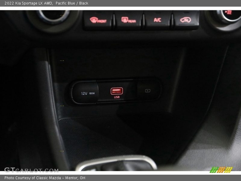 Pacific Blue / Black 2022 Kia Sportage LX AWD
