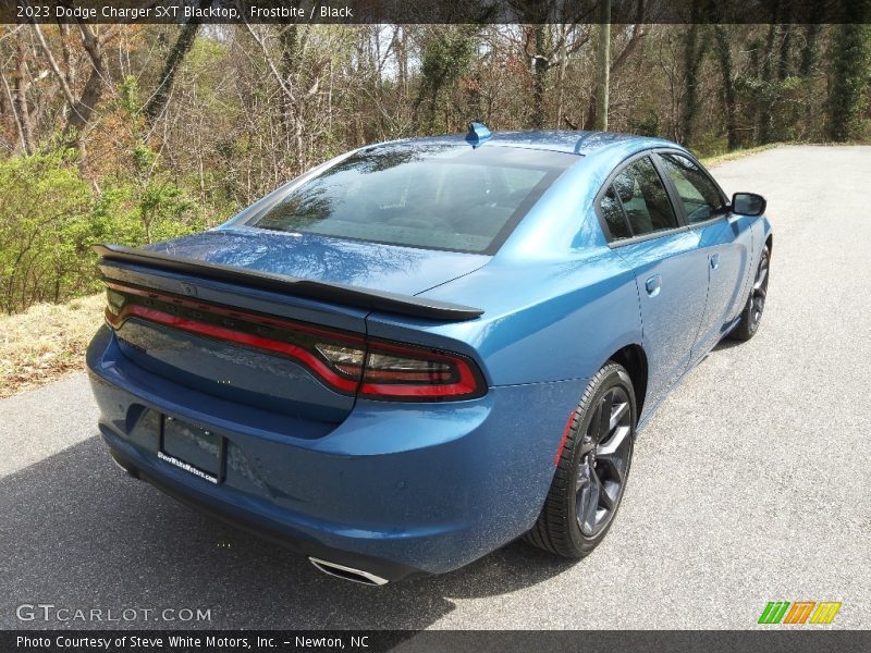 Frostbite / Black 2023 Dodge Charger SXT Blacktop