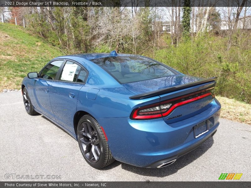Frostbite / Black 2023 Dodge Charger SXT Blacktop
