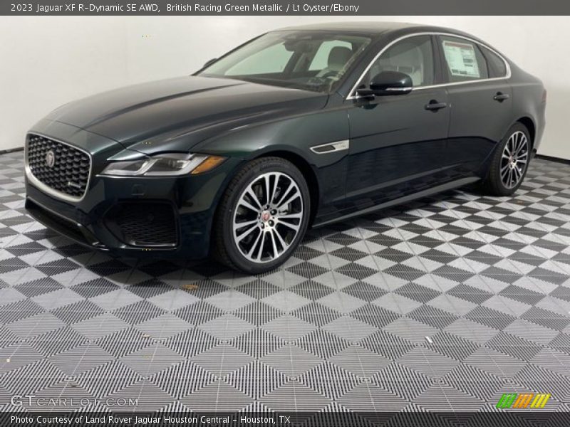 British Racing Green Metallic / Lt Oyster/Ebony 2023 Jaguar XF R-Dynamic SE AWD