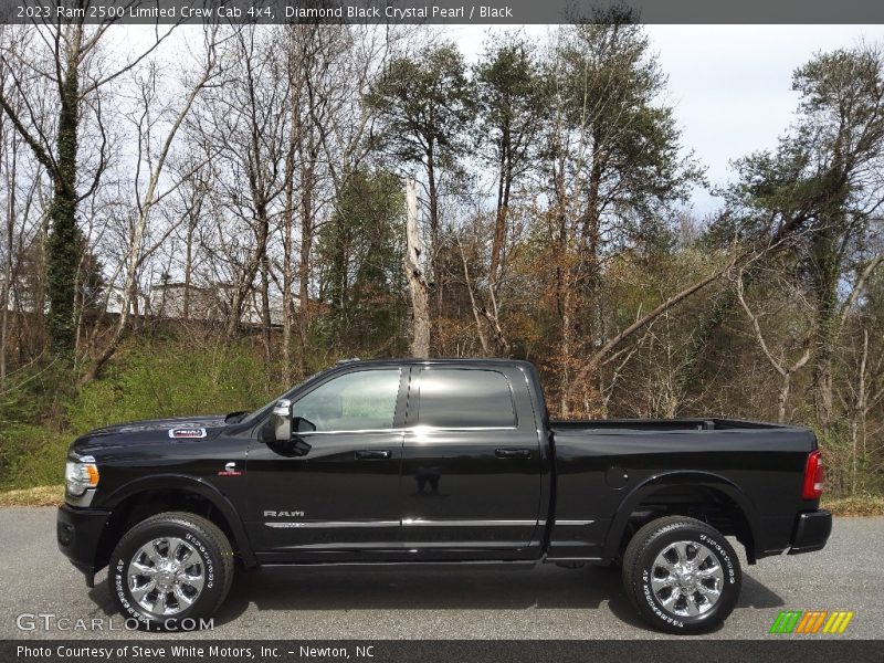 Diamond Black Crystal Pearl / Black 2023 Ram 2500 Limited Crew Cab 4x4