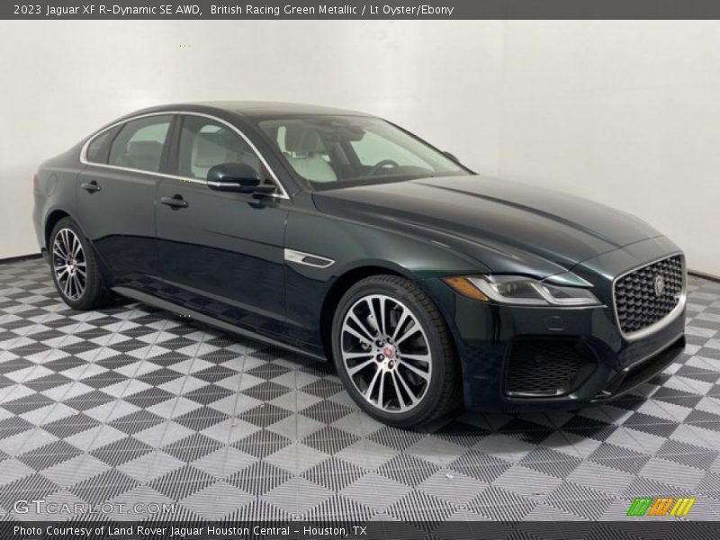 British Racing Green Metallic / Lt Oyster/Ebony 2023 Jaguar XF R-Dynamic SE AWD