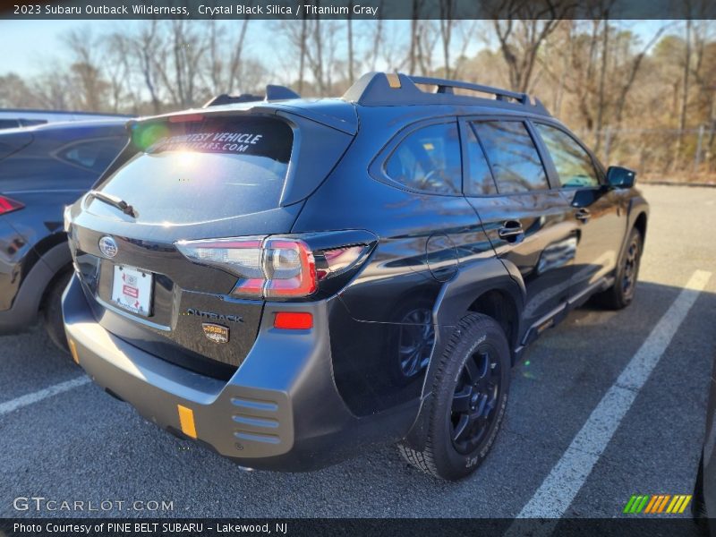 Crystal Black Silica / Titanium Gray 2023 Subaru Outback Wilderness