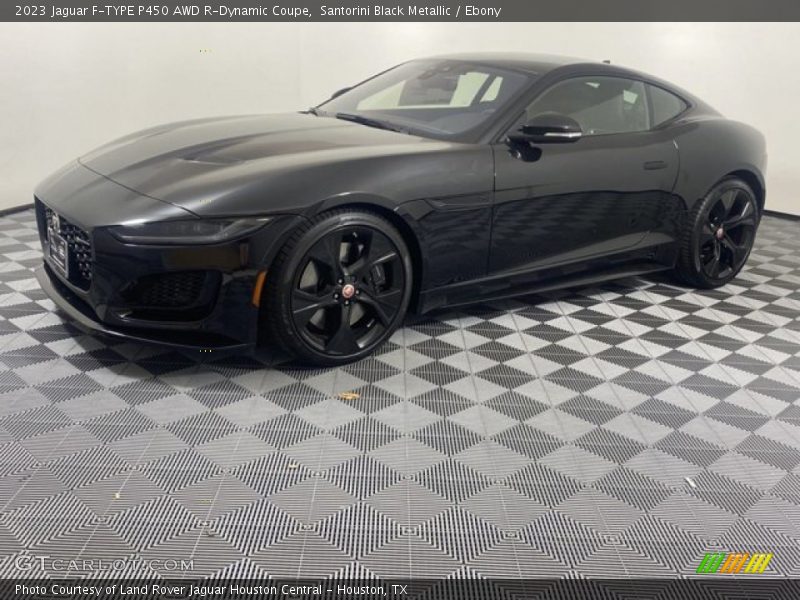 Santorini Black Metallic / Ebony 2023 Jaguar F-TYPE P450 AWD R-Dynamic Coupe