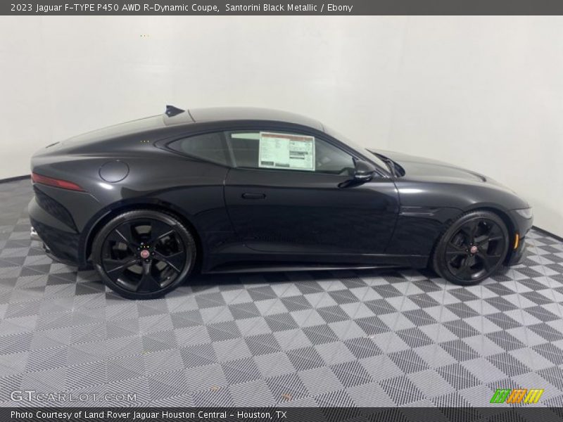 Santorini Black Metallic / Ebony 2023 Jaguar F-TYPE P450 AWD R-Dynamic Coupe