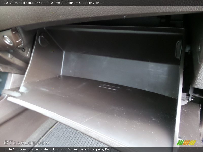 Platinum Graphite / Beige 2017 Hyundai Santa Fe Sport 2.0T AWD