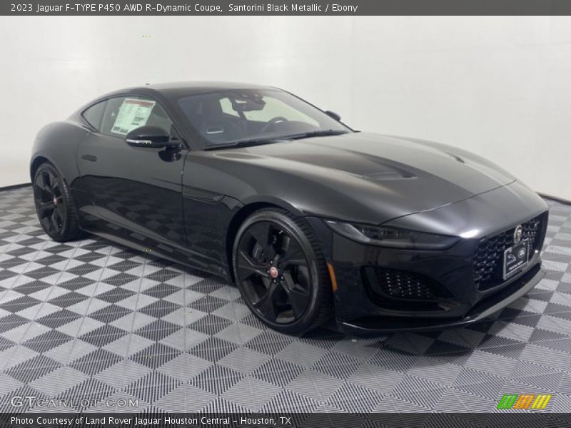 Front 3/4 View of 2023 F-TYPE P450 AWD R-Dynamic Coupe