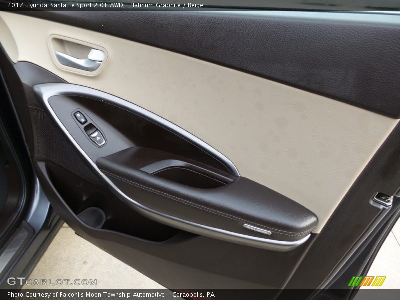 Door Panel of 2017 Santa Fe Sport 2.0T AWD
