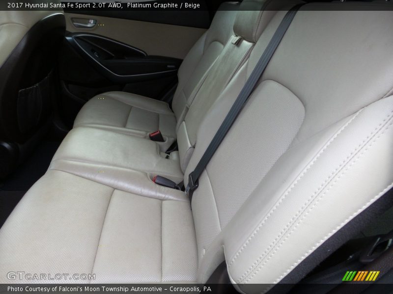 Platinum Graphite / Beige 2017 Hyundai Santa Fe Sport 2.0T AWD