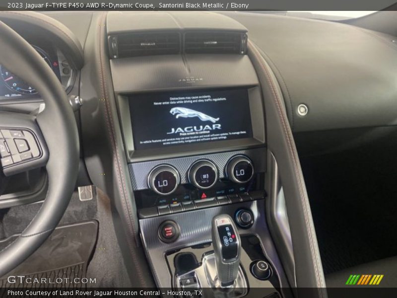 Controls of 2023 F-TYPE P450 AWD R-Dynamic Coupe