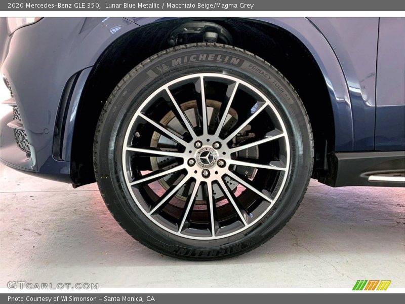 Lunar Blue Metallic / Macchiato Beige/Magma Grey 2020 Mercedes-Benz GLE 350