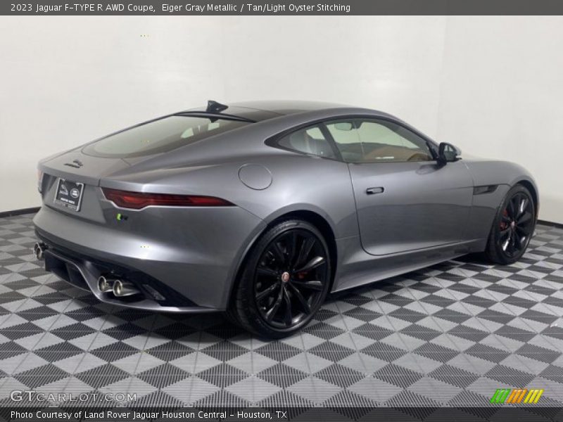 Eiger Gray Metallic / Tan/Light Oyster Stitching 2023 Jaguar F-TYPE R AWD Coupe