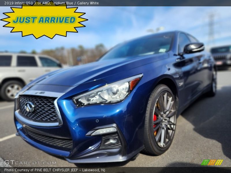 Iridium Blue / Gallery White 2019 Infiniti Q50 3.0t AWD