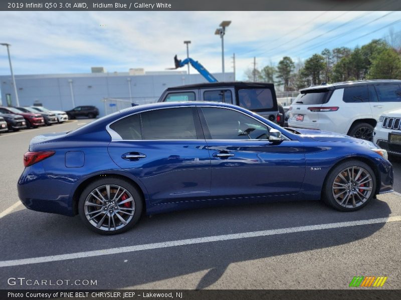Iridium Blue / Gallery White 2019 Infiniti Q50 3.0t AWD
