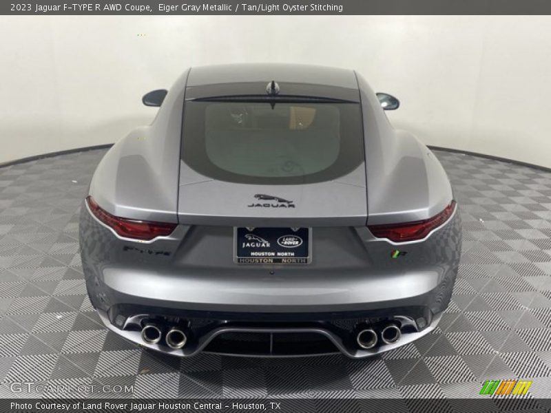 Eiger Gray Metallic / Tan/Light Oyster Stitching 2023 Jaguar F-TYPE R AWD Coupe