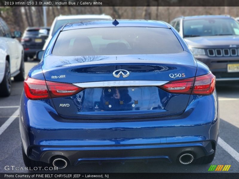 Iridium Blue / Gallery White 2019 Infiniti Q50 3.0t AWD
