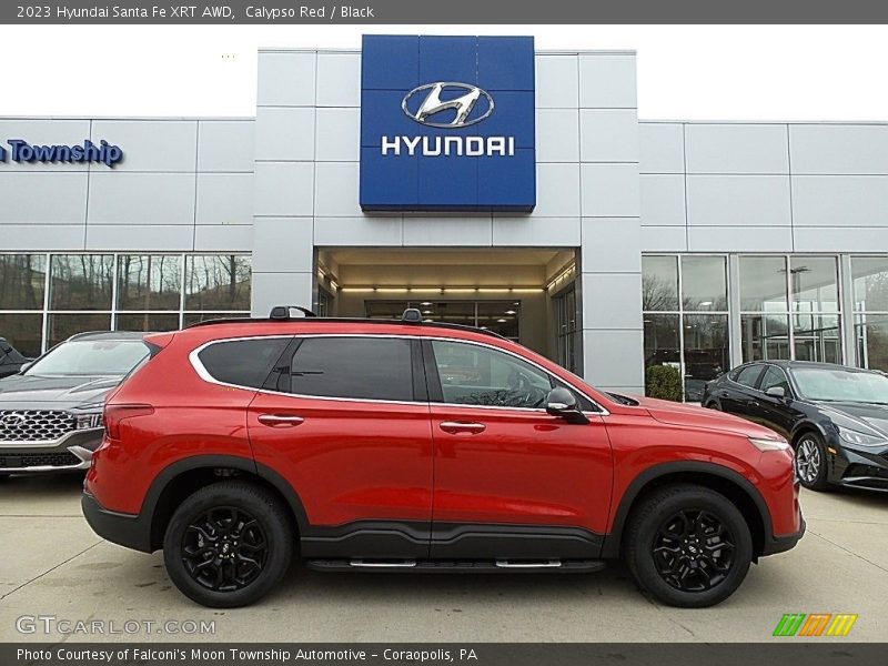 Calypso Red / Black 2023 Hyundai Santa Fe XRT AWD