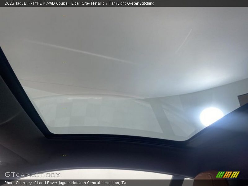 Eiger Gray Metallic / Tan/Light Oyster Stitching 2023 Jaguar F-TYPE R AWD Coupe