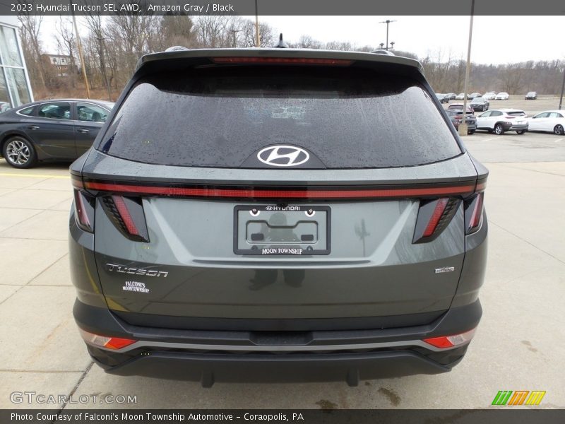 Amazon Gray / Black 2023 Hyundai Tucson SEL AWD