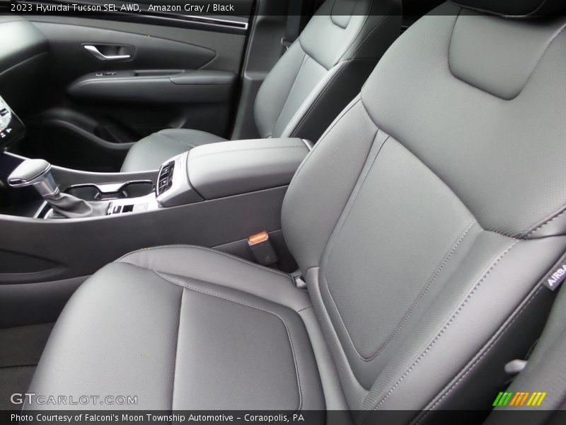 Amazon Gray / Black 2023 Hyundai Tucson SEL AWD