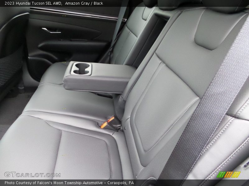 Amazon Gray / Black 2023 Hyundai Tucson SEL AWD