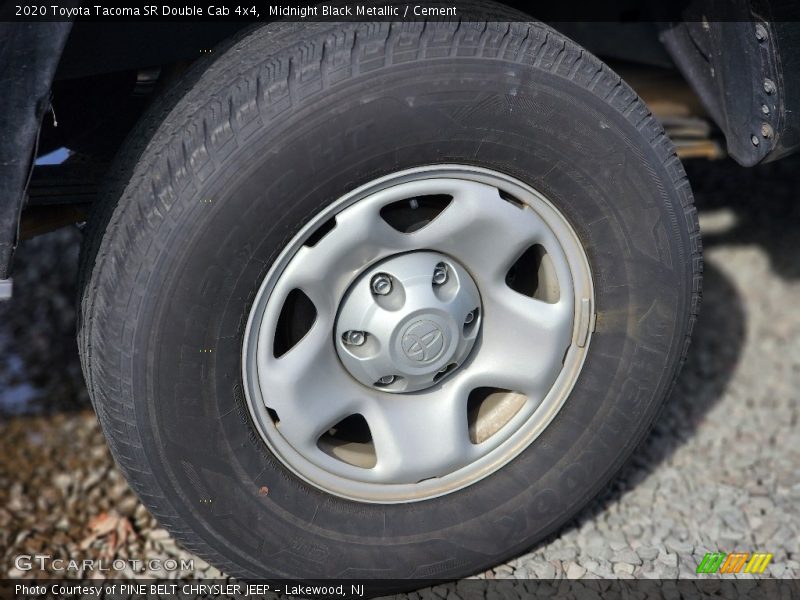 Midnight Black Metallic / Cement 2020 Toyota Tacoma SR Double Cab 4x4