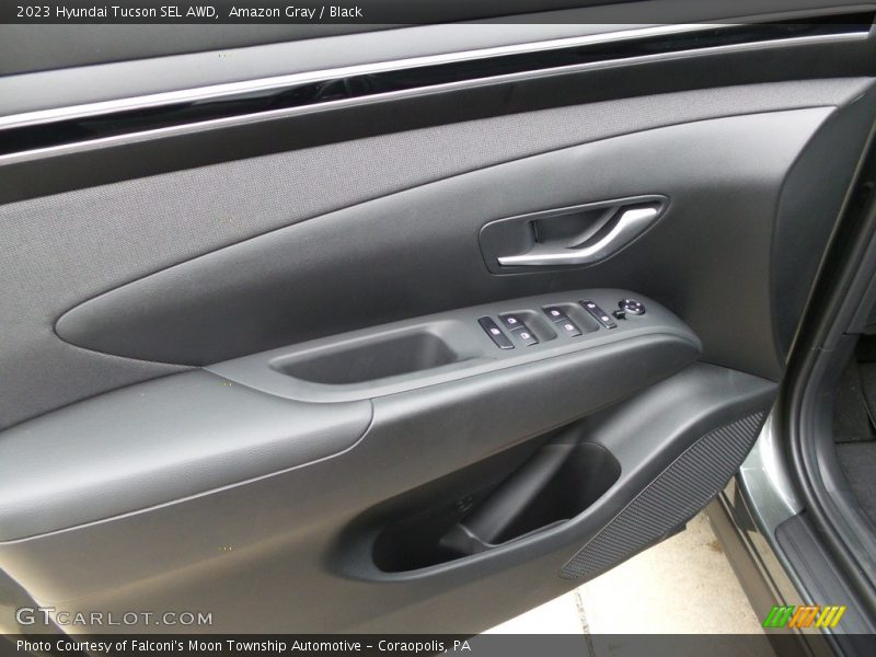 Amazon Gray / Black 2023 Hyundai Tucson SEL AWD