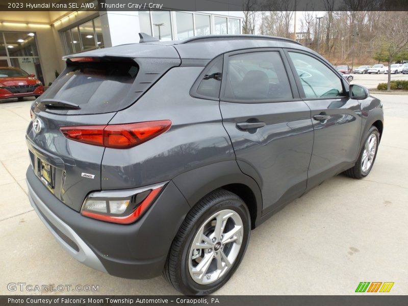 Thunder Gray / Gray 2023 Hyundai Kona SEL AWD