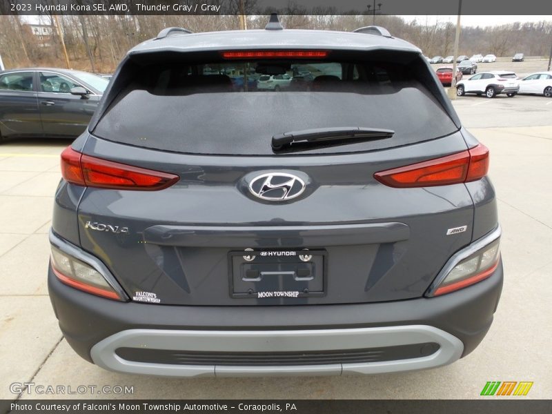 Thunder Gray / Gray 2023 Hyundai Kona SEL AWD