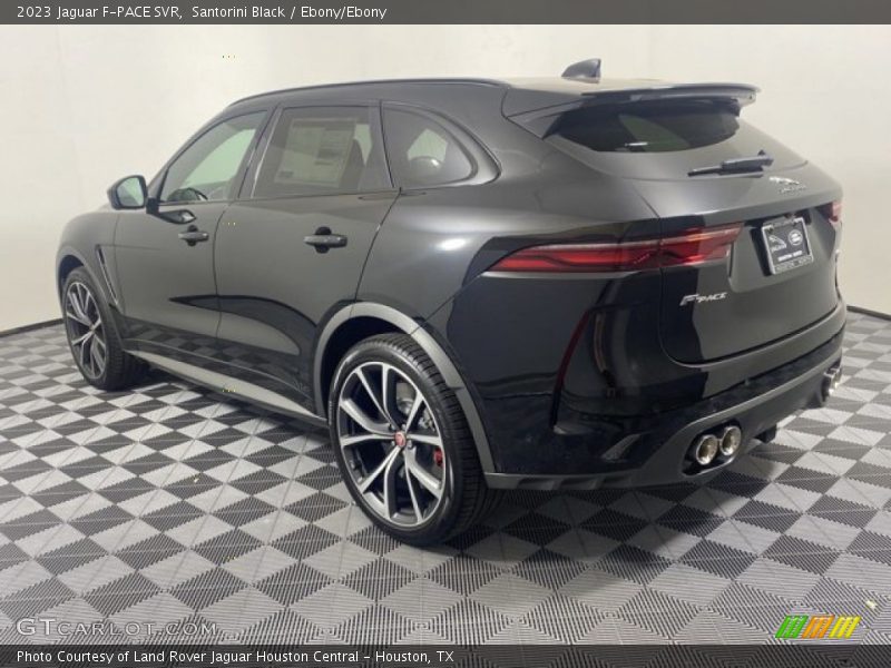 Santorini Black / Ebony/Ebony 2023 Jaguar F-PACE SVR