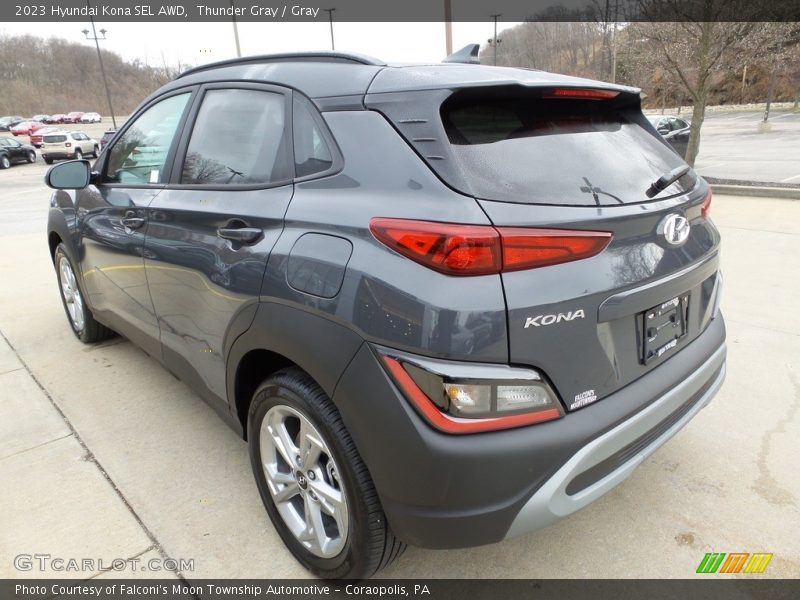 Thunder Gray / Gray 2023 Hyundai Kona SEL AWD