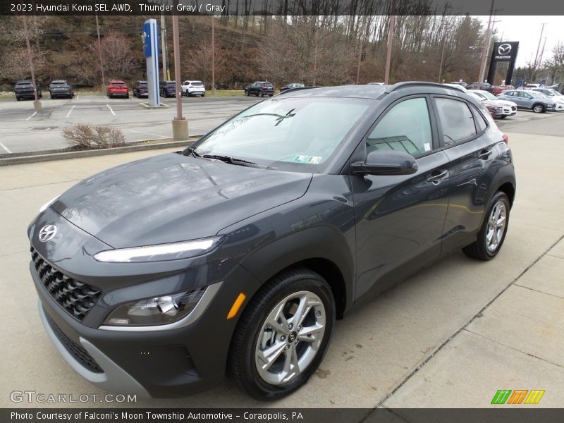 Thunder Gray / Gray 2023 Hyundai Kona SEL AWD